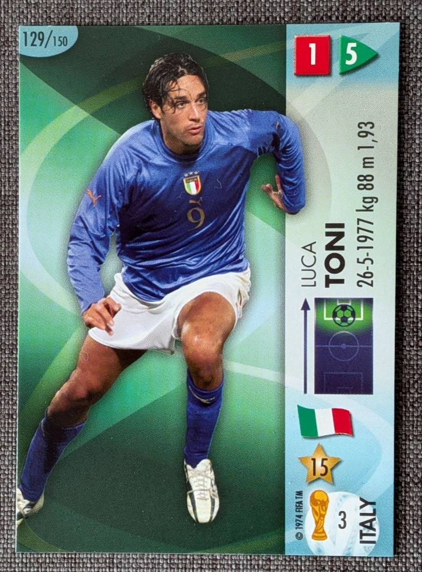 FIFA World Cup Soccer Italy 2006 Season Sports Trading Cards