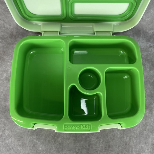 Bentgo Kids Prints Leak-proof, 5 Compartment Bento-Style Lunch Box - Green - Picture 8 of 8
