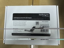 StarTech PEX4M2E1 PCIe x4 to M.2 SSD PCI SSD Adapter Card M.2 NGFF SSD  NEW 