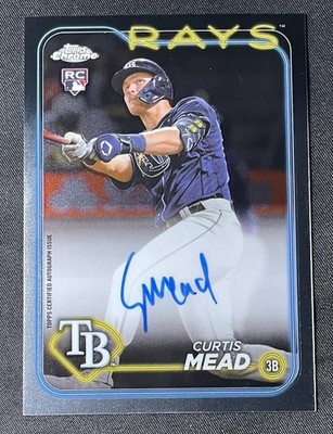 2024 Topps Chrome - Rookie Autographs Curtis Mead #RA-CME