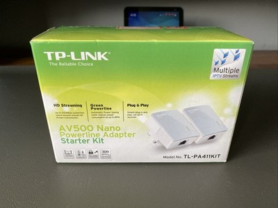 TP-Link AV500 Nano Powerline Adapter Starter Kit TL-PA4010KIT - Neu & Versiegelt