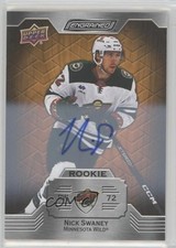 2023-24 Upper Deck Engrained Rookies Auto Nick Swaney #128 Auto rh0