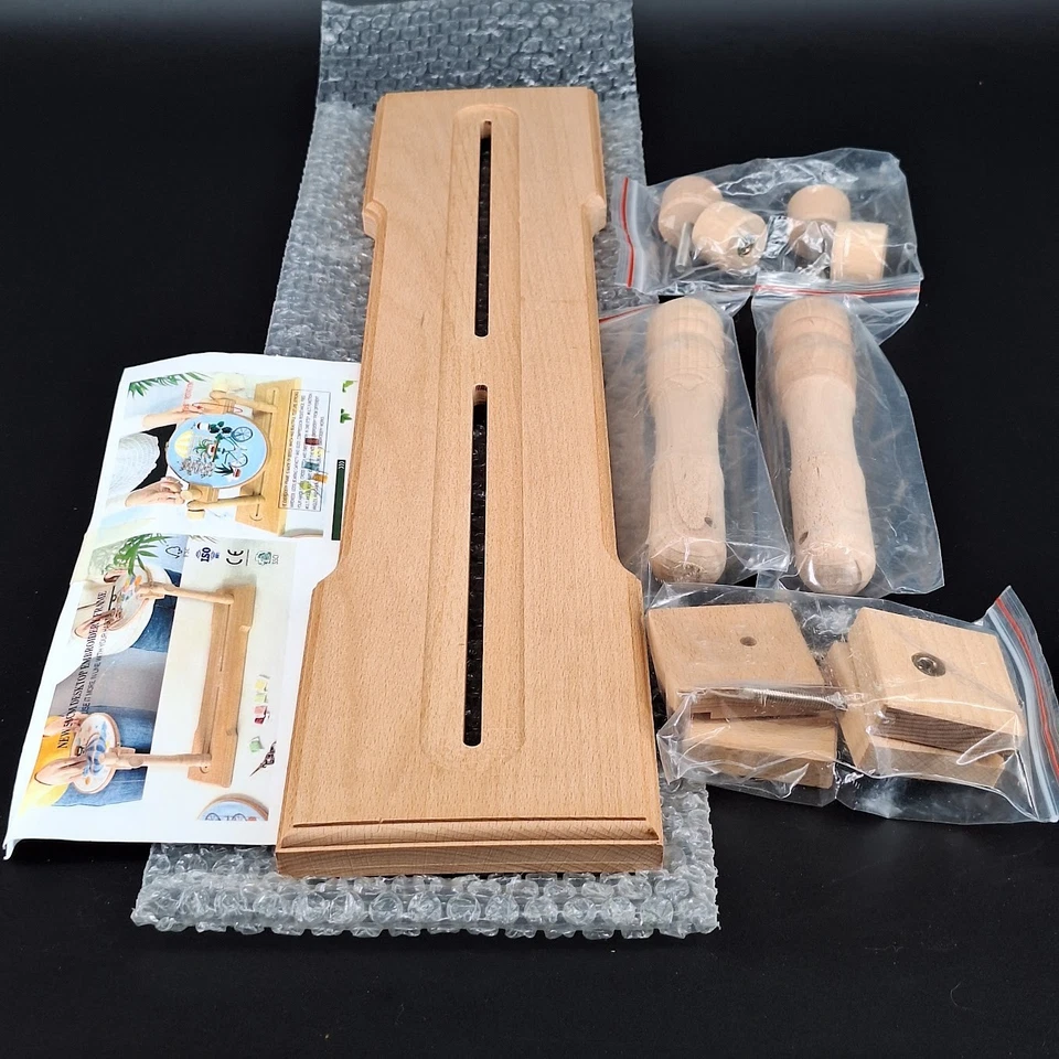 Embroidery Stand  Adjustable Rotated Cross Stitch Lap Stand Needs Assembled - Image 2 of 4