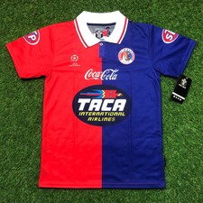 CD FAS, Men's Retro Soccer Jersey, 1994 Taca, Mágico #10 (Tallaje Grande)