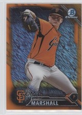 2016 Bowman Chrome Prospects Orange Shimmer Refractor Mac Marshall #BCP205 2f9