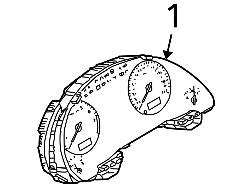 CLUSTER VELOCÍMETRO AUDI A4 S4 2007 07 2008 08 2009 09 1060249 Foto 4 de 4