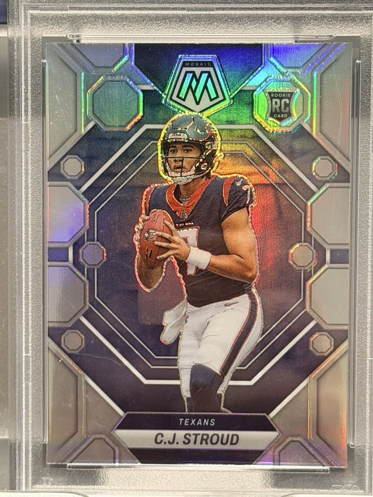 2023 Mosaic CJ STROUD SILVER PSA Gem Mt 10 view 2