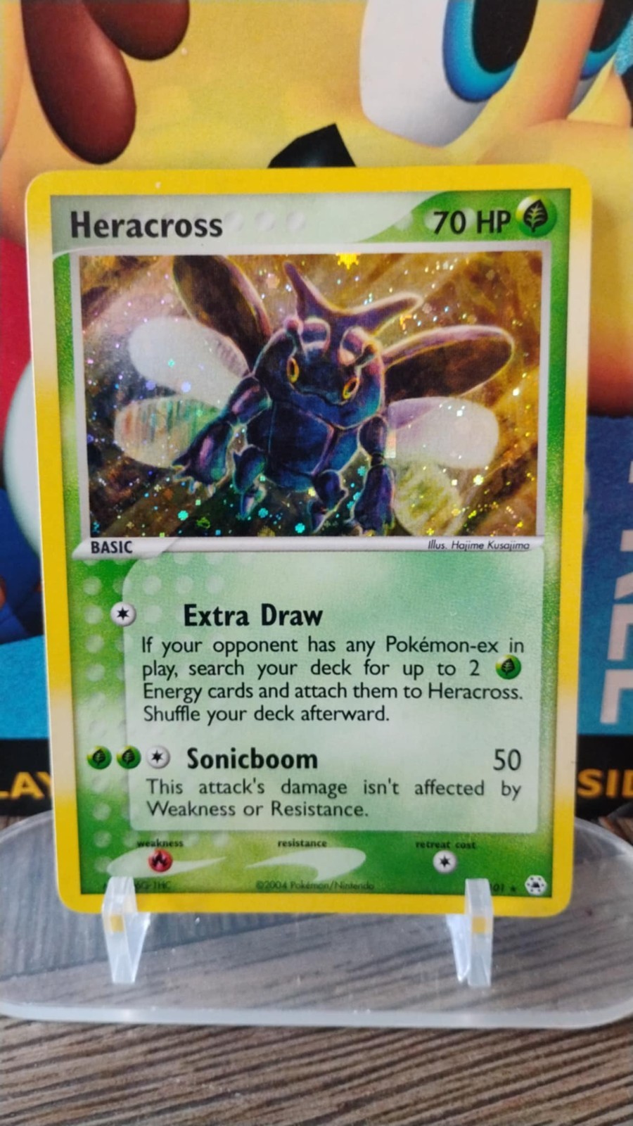 HERACROSS Hidden Legends POKEMON Holo Trading Card 7/101
