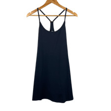 Quince Women Ultra-Form Active Dress Basic Sleeveless Blue M