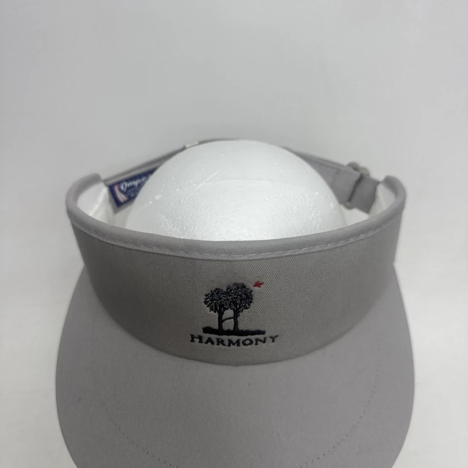 Sombrero vintage Imperial Headwear PGA Golf Club visera blanca hecho en EE. UU. Harmony Logo Foto 2 de 4