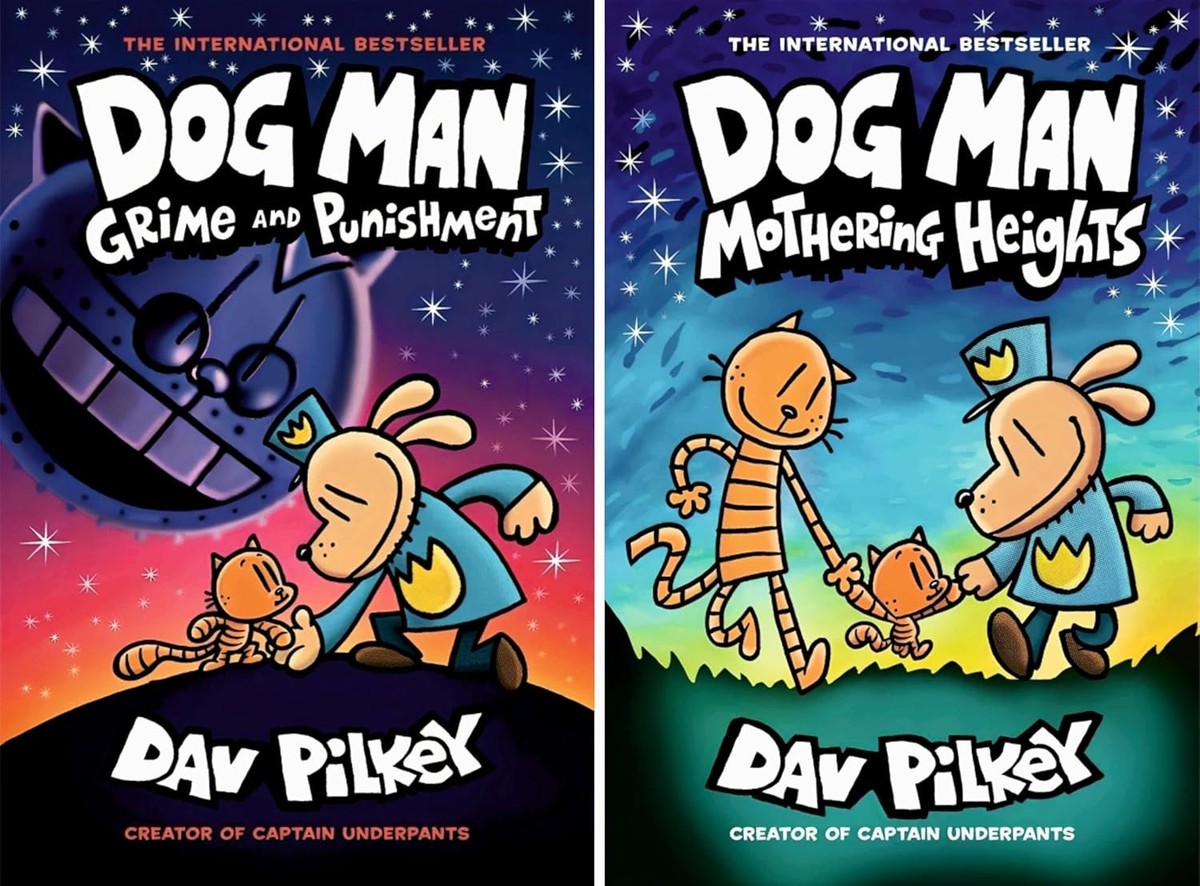 Dog Man 8 Books Collection Books 7-14 by Dav Pilkey Hardcover Set