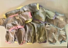 Vintage Cabbage Patch Kids lot  4 Joggers Sweatsuits Cat Kitty Doll clothes 16”