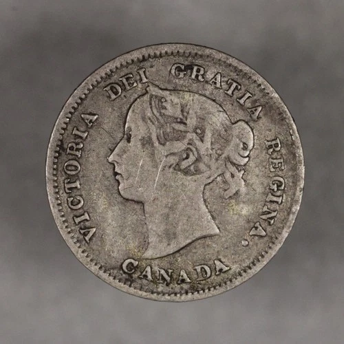 1884 Canada 5 Cents Silver — photo from the most recent tracked eBay sale