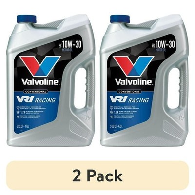 2 Pack NWT  Valvoline VR1 Racing 10W-30 Motor Oil 5 QT Free Shipping