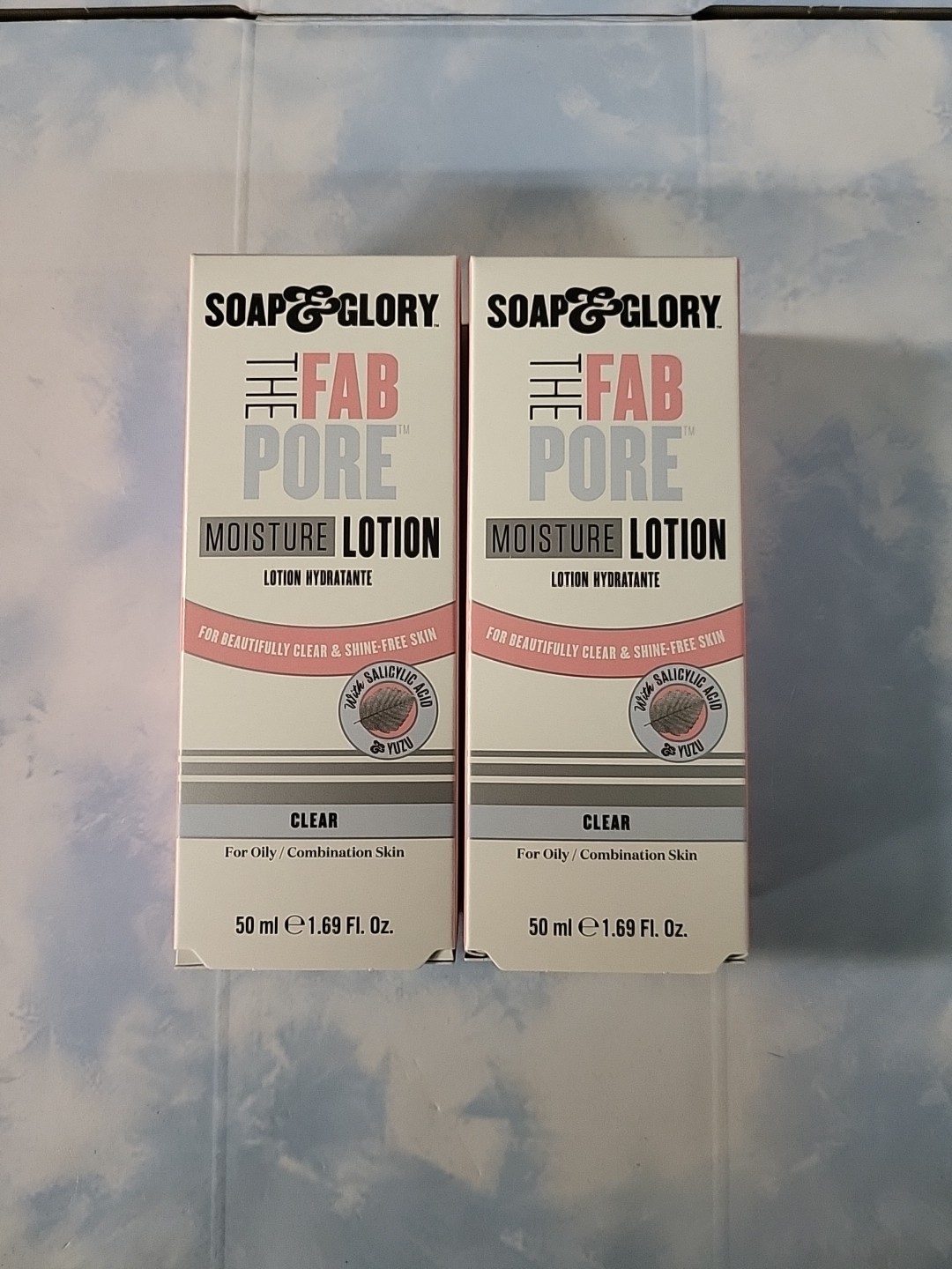 2x Soap & Glory The Fab Pore Moisture Lotion, For Oily / Combo Skin, 1.69 Oz