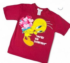 kids vintage looney tunes, tweety bird valentines tee