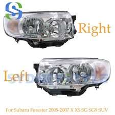Pair L&R Headlights for Subaru Forester X XS SG SG9  2005-2007