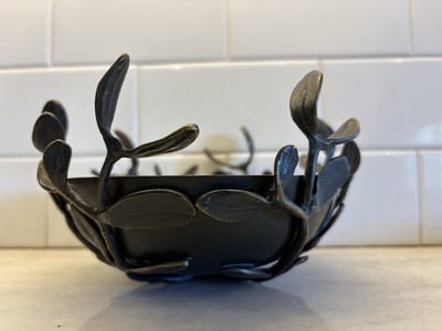L'Objet Nest Bowl, Brass and Silver Plate, Organic Design Decorative Leaf Bowl