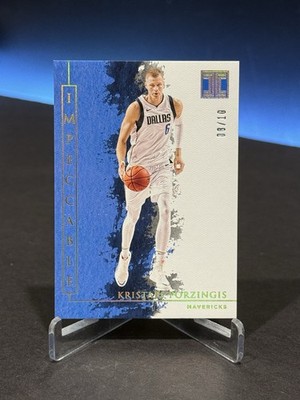 2019-20 Panini Impeccable #67 Kristaps Porzingis /10 🏀