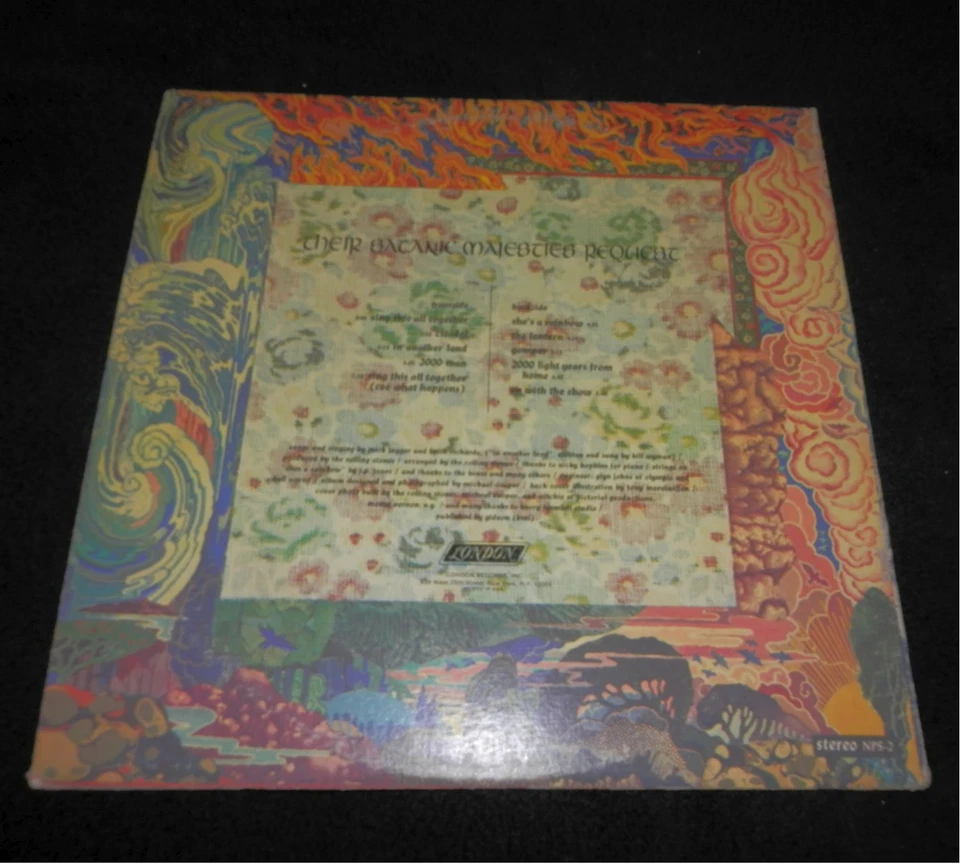 The Rolling Stones~Their Satanic Majesties Request~London NPS2~VG+ Lp~1967~No 3D - Image 2 of 4