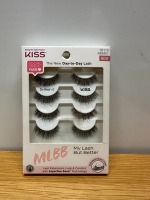 KISS MLBB My Lash But Better False Eyelashes So Real v2 Multi Pack