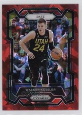 2023-24 Panini Prizm Red Ice Prizm Walker Kessler #120 2l4