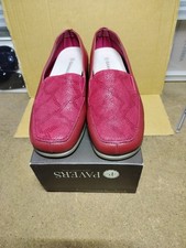 Damart Ladies/Women's Flat Red Shoes Size 7 EU41 . BRAND NEW. 