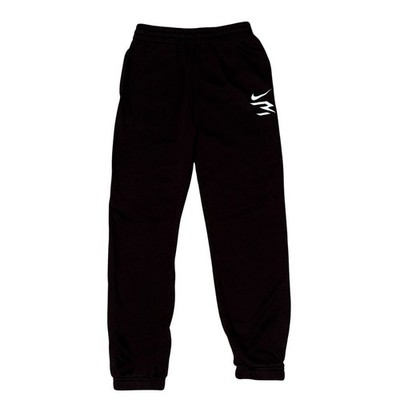 Nike Boys Large 3 Brand Russell Wilson Sweatpants Black Joggers Pants
