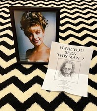 Twin Peaks Laura Palmer 8x10 poster plus Bob Wanted Flyer