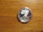 1986-S Proof $1 Silver Eagle  .999 Fine Silver oz. w/Mint Case & COA GEM