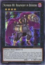 Yugioh! LP Number 80: Rhapsody in Beserk - AP06-EN010 - Super Rare - Unlimited E