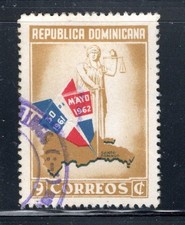 DOMINICAN REPUBLIC  STAMPS  USED LOT 580CF