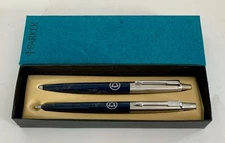 Vintage 1984 Parker Jotter Pen & Pencil Gift Set Brass Threads Bell System AT&T