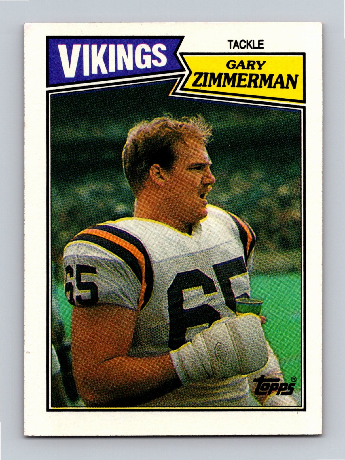 Gary Zimmerman 1987 Topps Rookie #207 RC HOF EX-NM