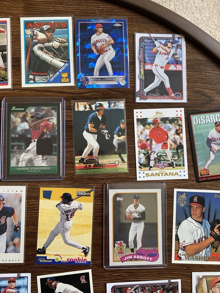 50 Card Los Angeles Angels Team Lot MLB Baseball Cards Bulk Stars Rookies Insert - Image 3 of 4