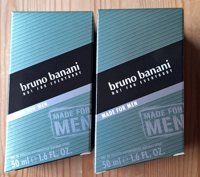 100 ml (2 x 50 ml) Bruno Banani MADE FOR MAN EdT neu