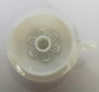 Vintage Fenton Milk Glass Finger Loop Hurricane Lamp Base