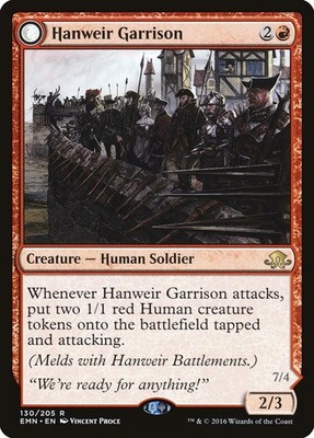 MTG Magic the Gathering Hanweir Garrison (130a/234) Eldritch Moon LP