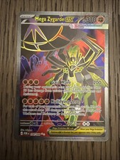 Pokemon 2026 ordine perfetto Mega Zygarde ex 104/088 segreto raro quasi nuovo