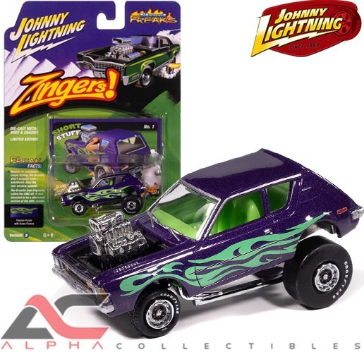 JOHNNY LIGHTNING 1:64 JLSP402B 1971 AMC GREMLIN ZINGERS METALLIC