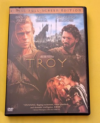 #ad TROY 2 Disc Set Brad Pitt Very Good Condition DVD $3.99