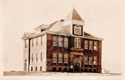 Raymore Kansas Public High School RPPC Photo Postcard COPY