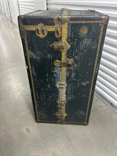 Antique Wardrobe Steamer Trunk 1920’s