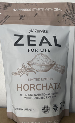 Zurvita Zeal for Life 30-Day Wellness Bag, 420 Gr-LÍMITE EDITION HORCHATA New