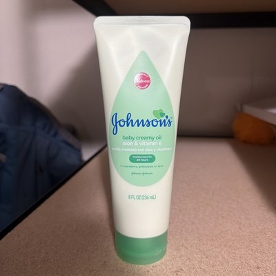 Johnson's Skin Nourish Creamy Oil Baby Body Lotion 8fl oz (2 pack)
