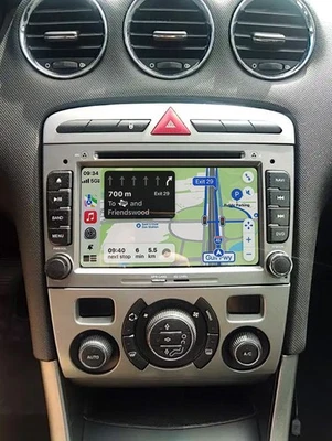 4+64GB Carplay Autoradio Für Peugeot 308 408 RCZ Stereo Mit GPS Navi WIFI BT FM - Bild 1 von 4