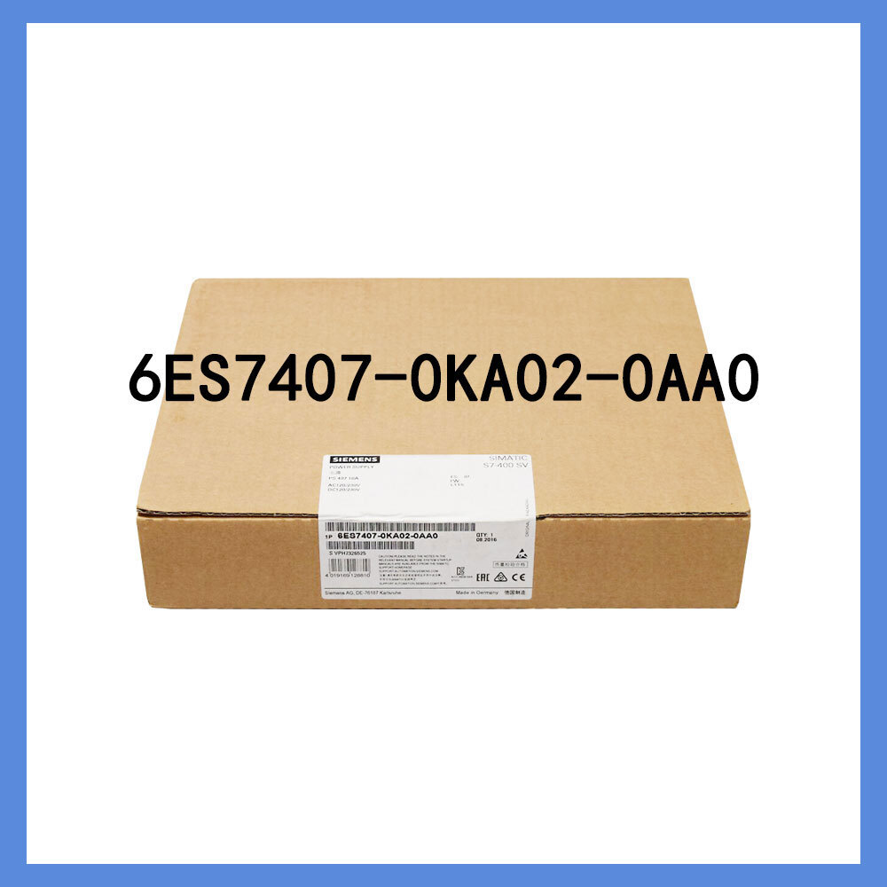 Modulo Di Alimentazione Siemens 6ES7407-0DA02-0AA0, Nuovo E Originale Per PLC S7-400