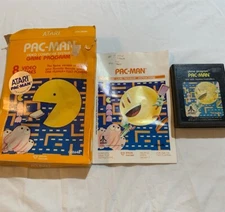 PAC MAN  - Atari 2600 -  ORANGE BOX !! 