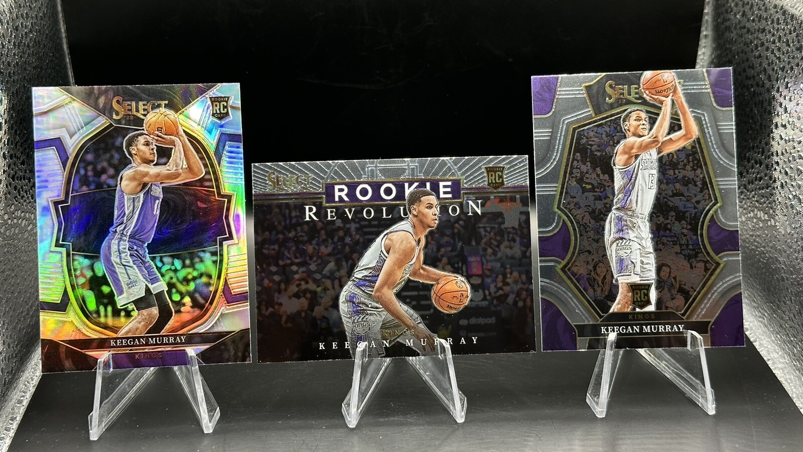 Keegan Murray 2022 Select Rookie Silver Concourse/Rookie Revolution/Premier RC