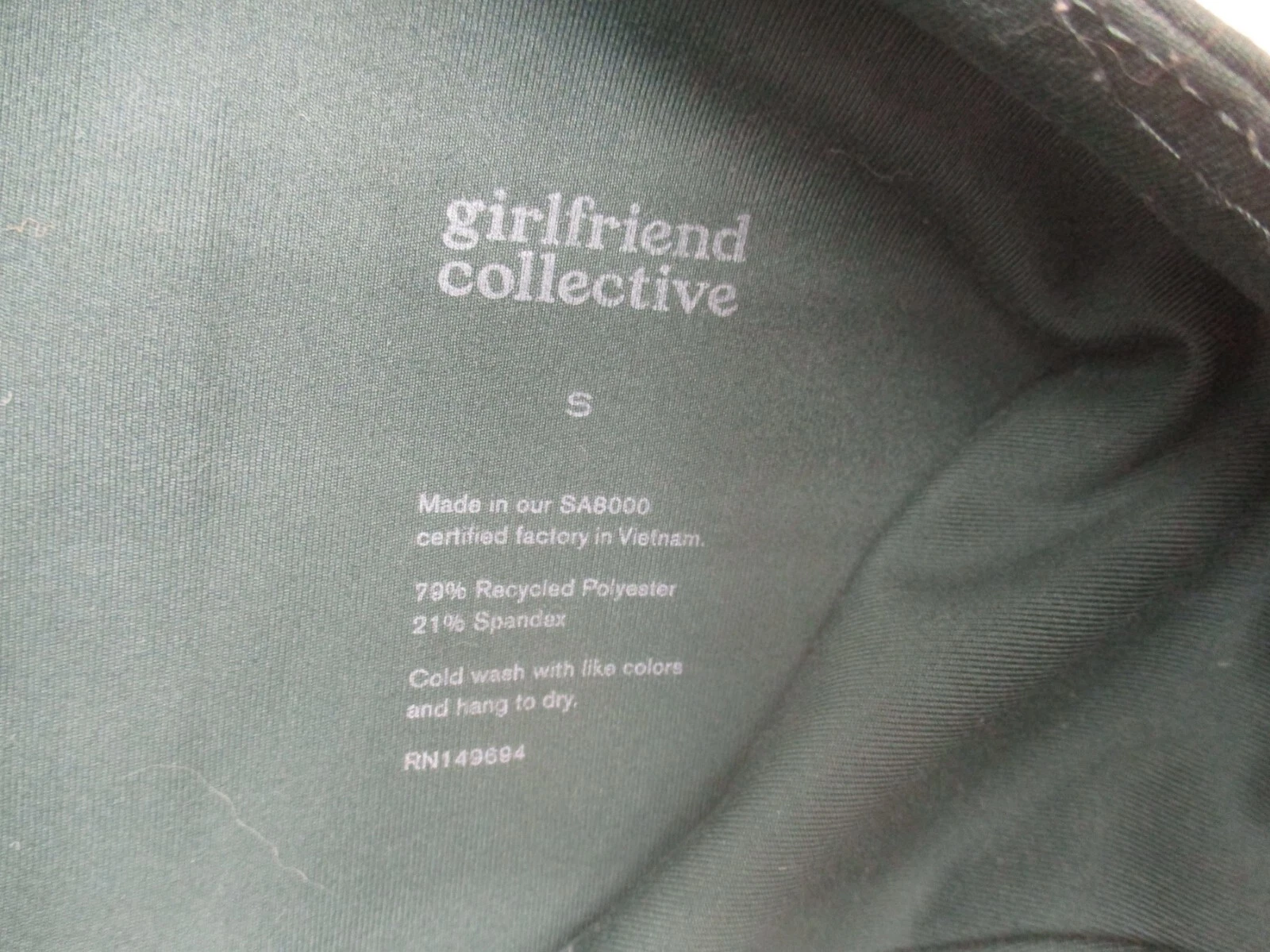 girlfriend-collective high rise athletic crop leggings